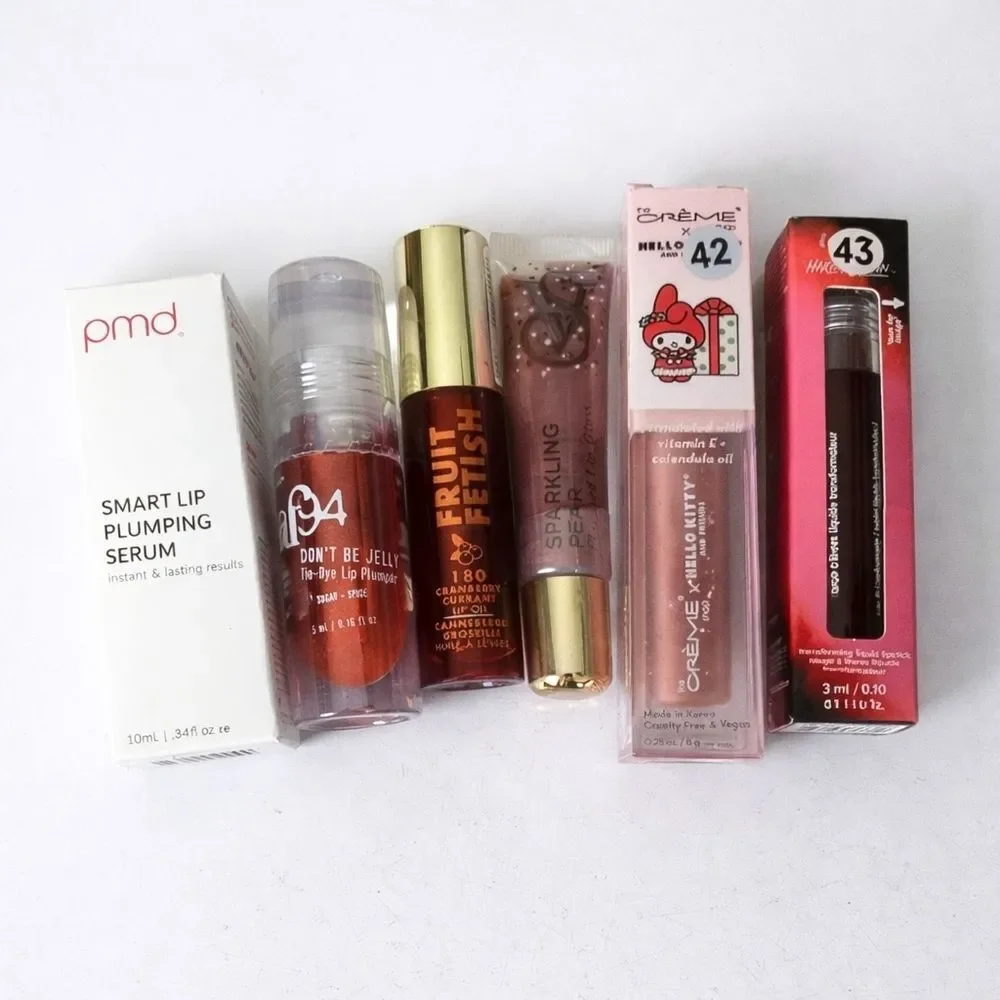 Lip care bundle 💄 PMD, Crème Shop, K-beauty glosses & plumpers